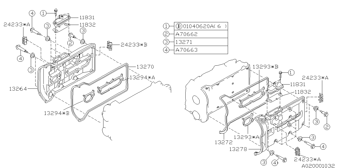 Diagram ROCKER COVER for your 2002 Subaru WRX   