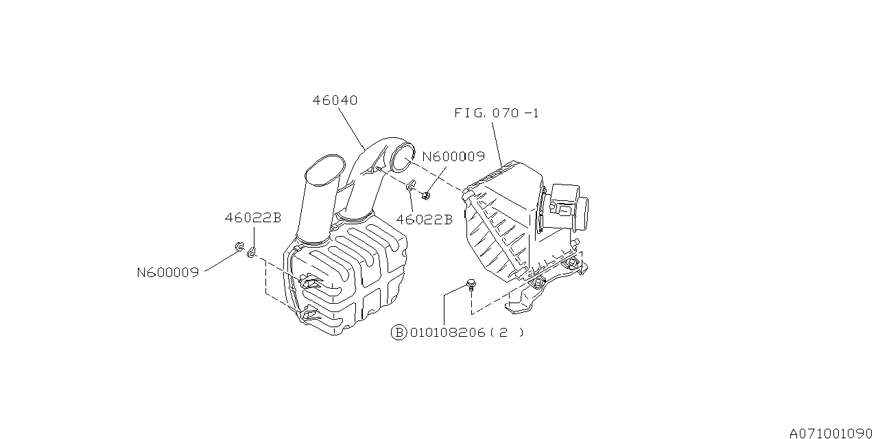 2019 Subaru Forester Engine Air Duct Insulator. Engine Air Intake ...