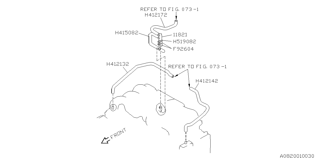 Diagram EMISSION CONTROL (PCV) for your 2019 Subaru WRX   