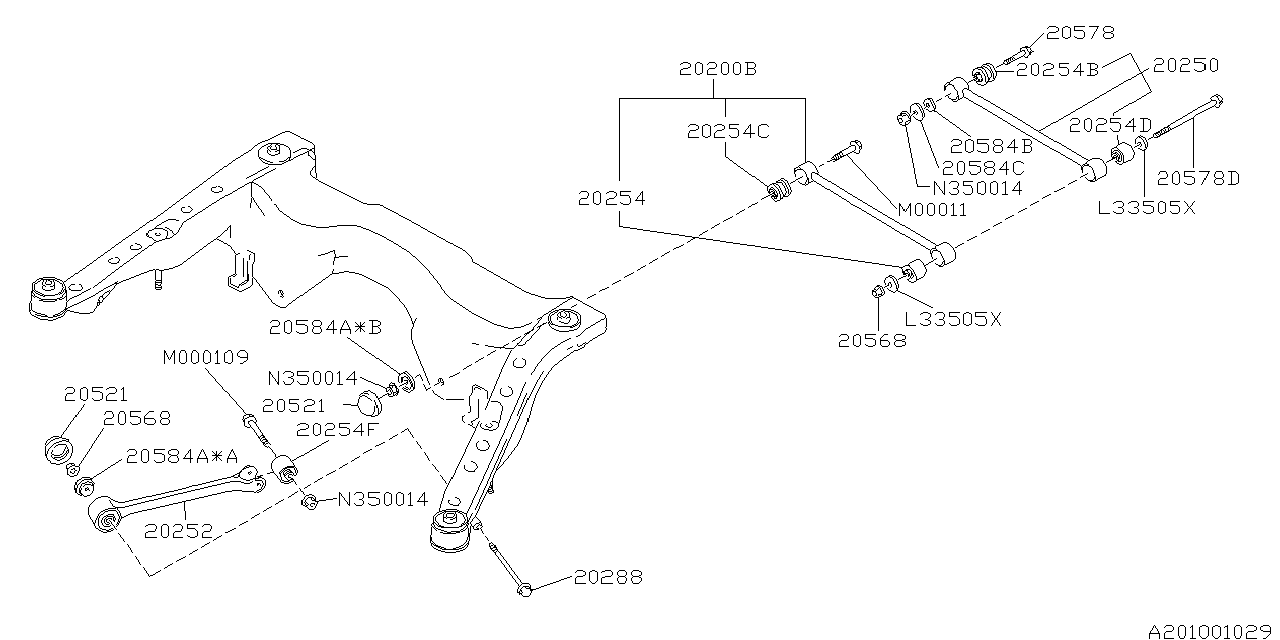 REAR SUSPENSION Diagram