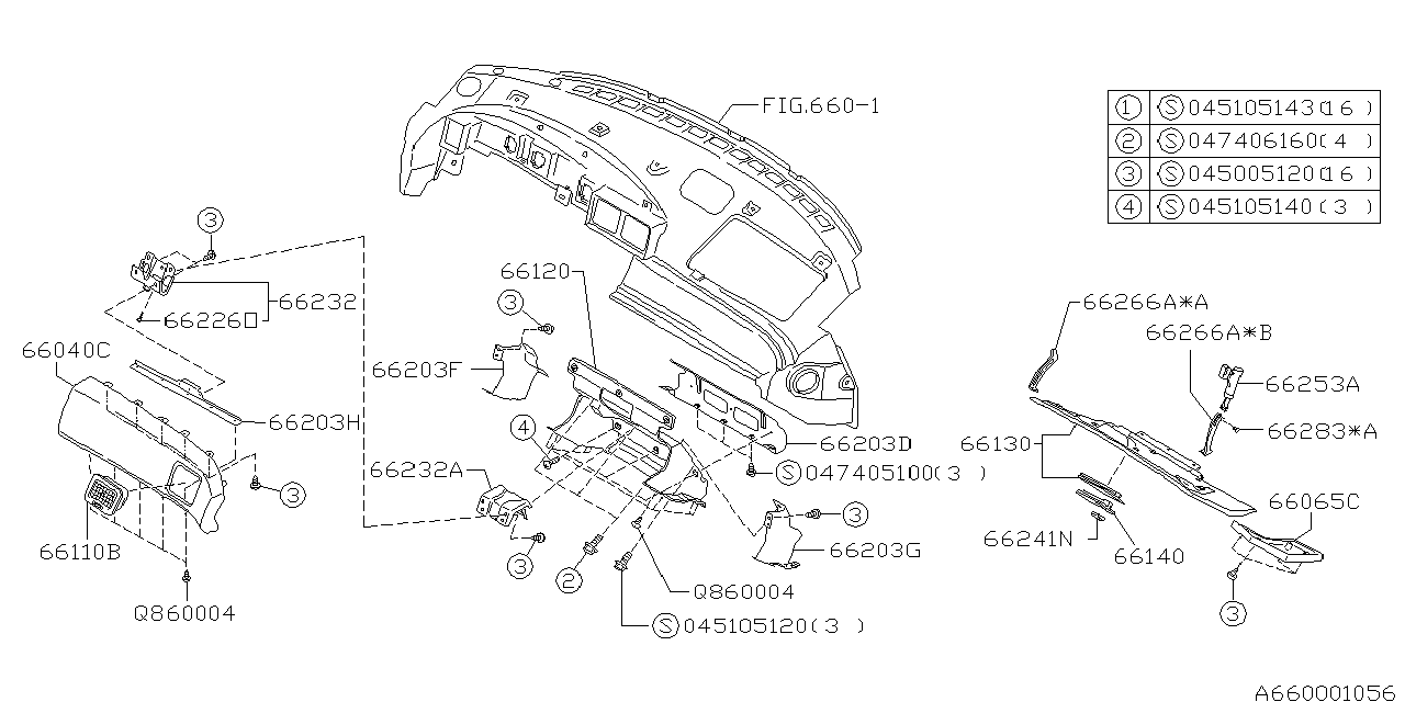 Diagram INSTRUMENT PANEL for your 2015 Subaru Impreza 2.0L CVT Sedan 