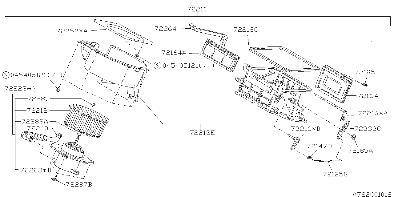 Full size assembly image of HEATER BLOWER (1/1)