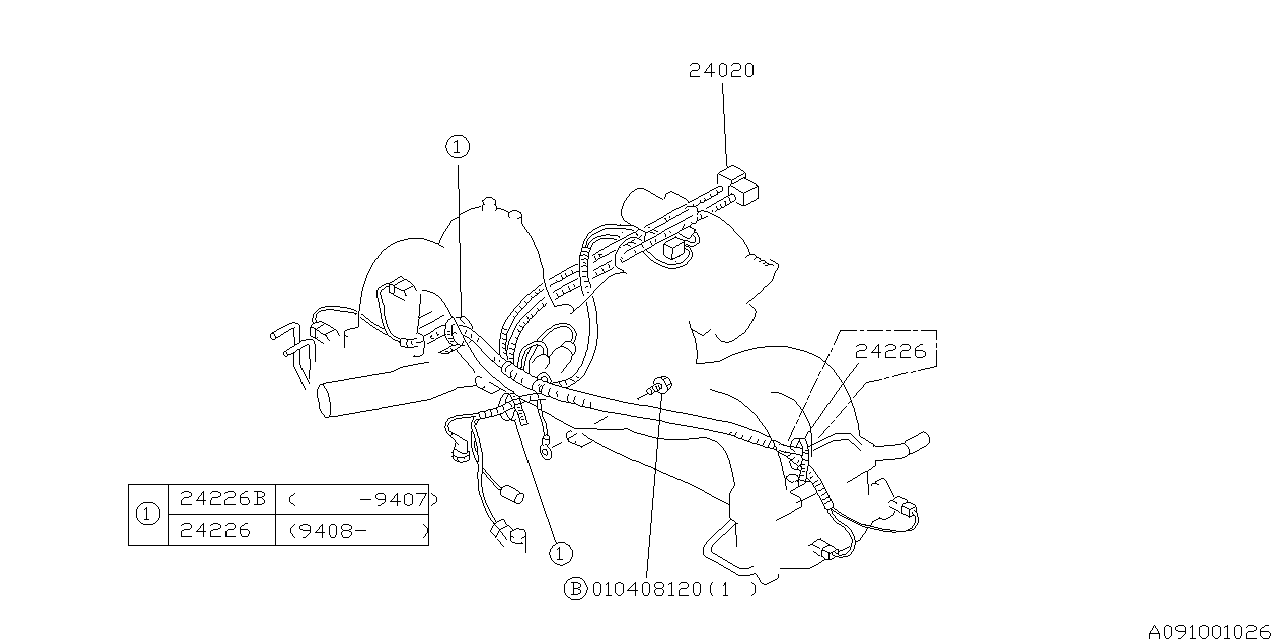 Diagram ENGINE WIRING HARNESS for your 2018 Subaru WRX Base  