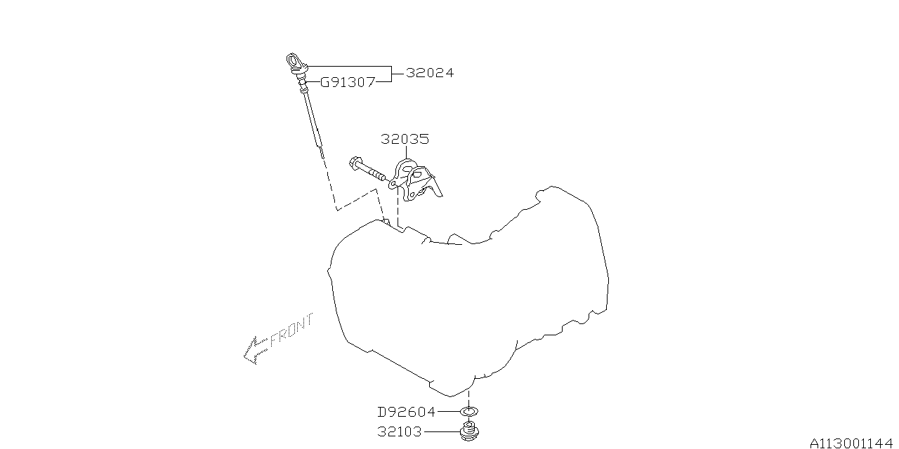 Diagram MT, TRANSMISSION CASE for your Subaru Impreza  