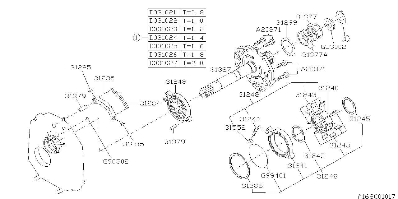 AT,OIL PUMP Diagram