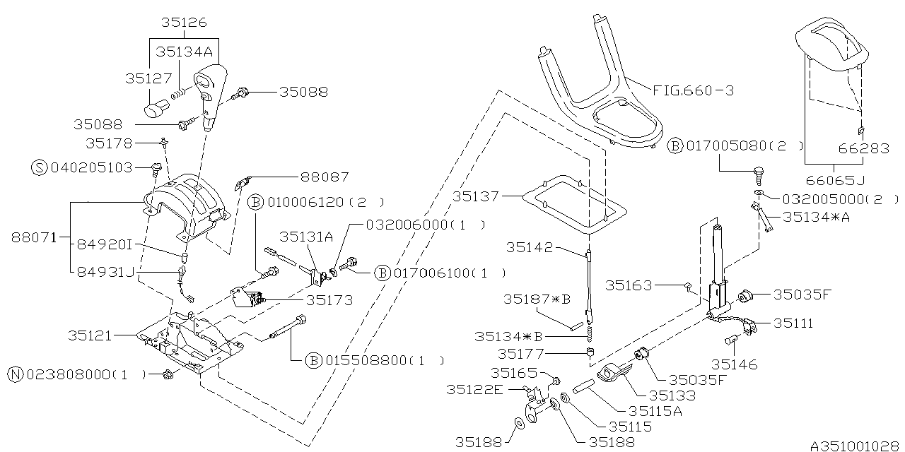 Diagram SELECTOR SYSTEM for your 2010 Subaru Legacy  Premium Sedan 