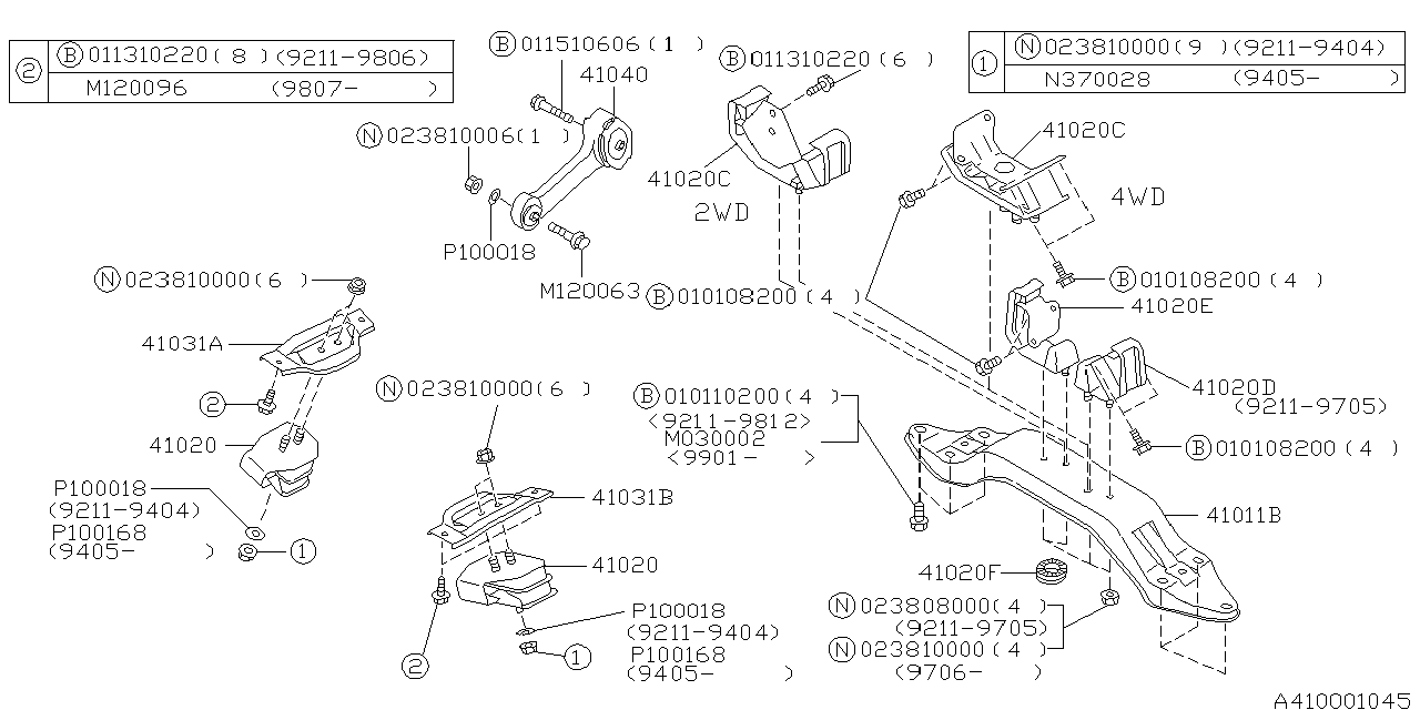 Diagram ENGINE MOUNTING for your 2018 Subaru WRX   