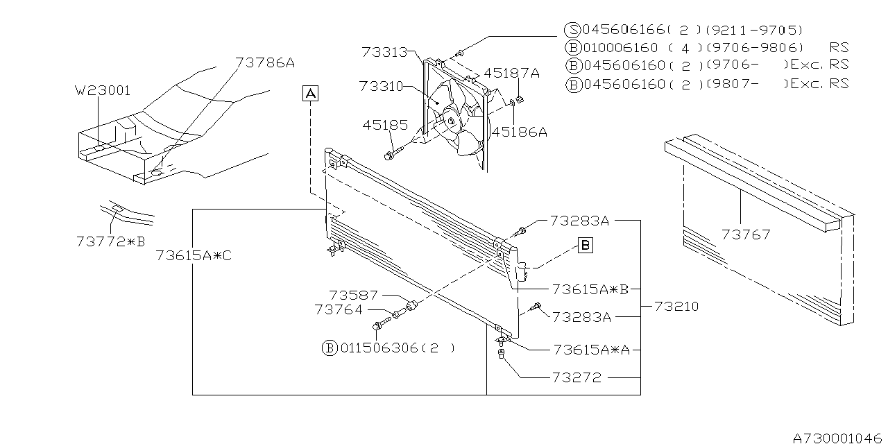 Diagram AIR CONDITIONER SYSTEM for your 2024 Subaru WRX   