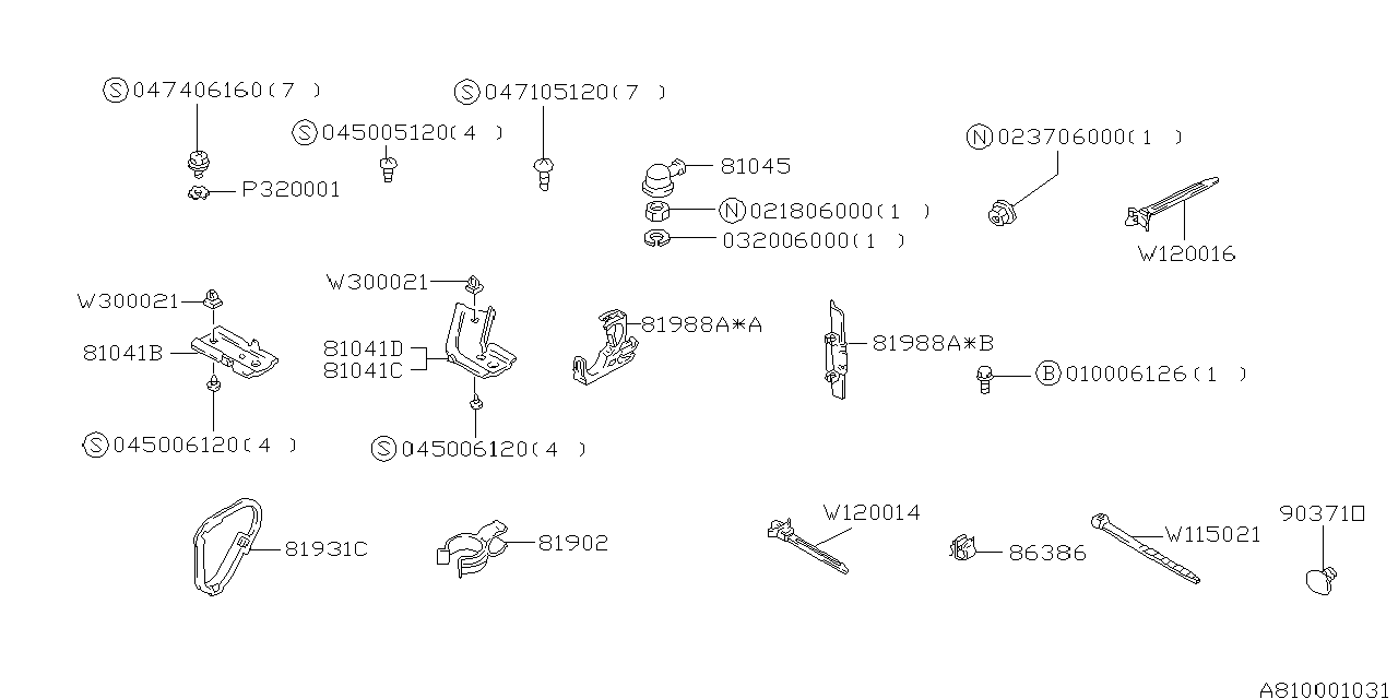 Diagram WIRING HARNESS (MAIN) for your 2001 Subaru Impreza  Limited COUPE 