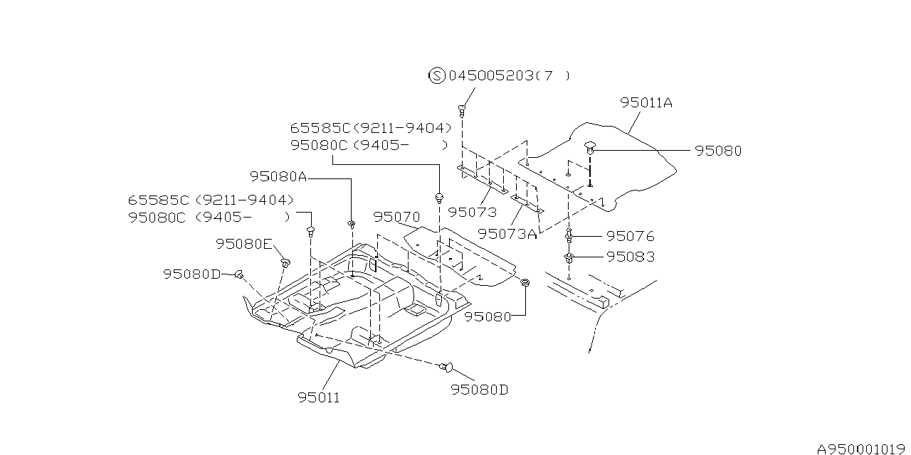 Diagram MAT for your Subaru Outback  