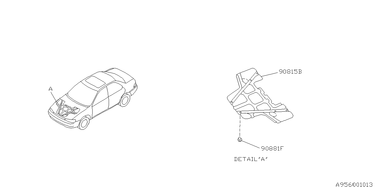 Diagram HOOD INSULATOR for your 2019 Subaru Impreza  Premium Plus Wagon 