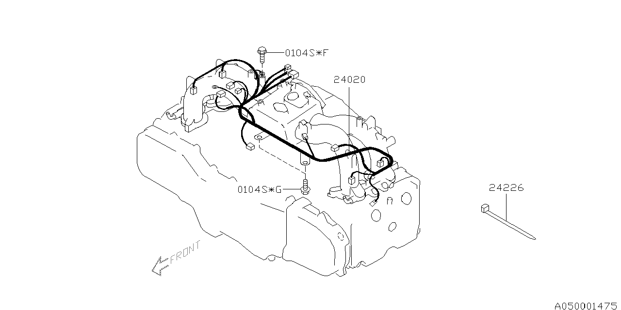 Diagram INTAKE MANIFOLD for your Subaru