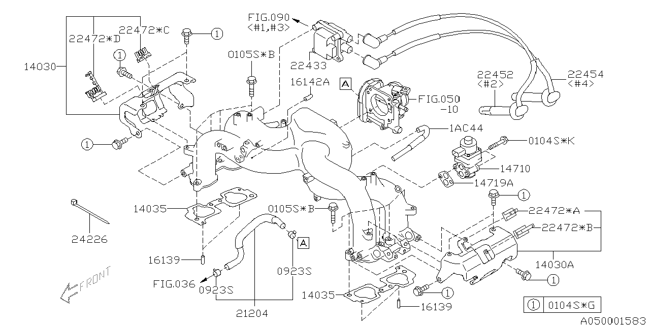 Diagram INTAKE MANIFOLD for your Volkswagen