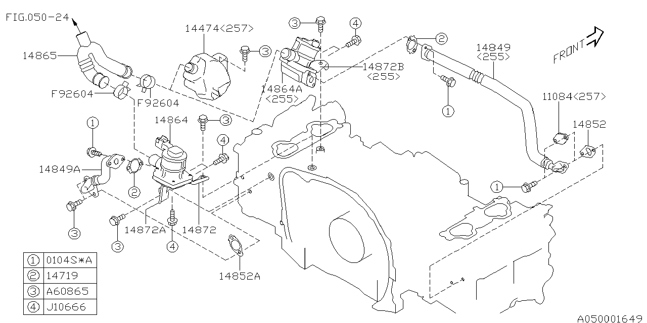 Diagram INTAKE MANIFOLD for your 2014 Subaru Impreza   