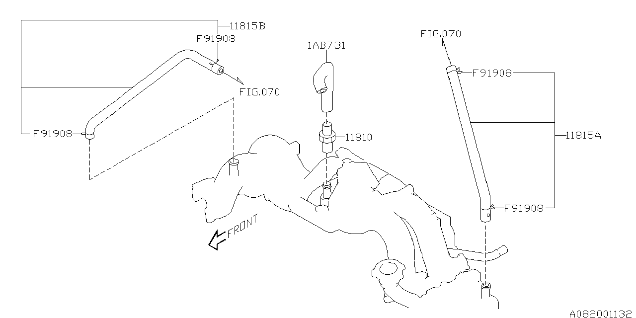 Diagram EMISSION CONTROL (PCV) for your Subaru