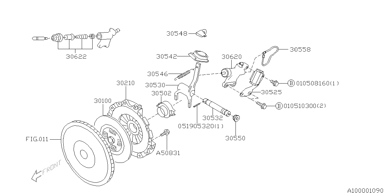 Diagram MT, CLUTCH for your 2014 Subaru Impreza   