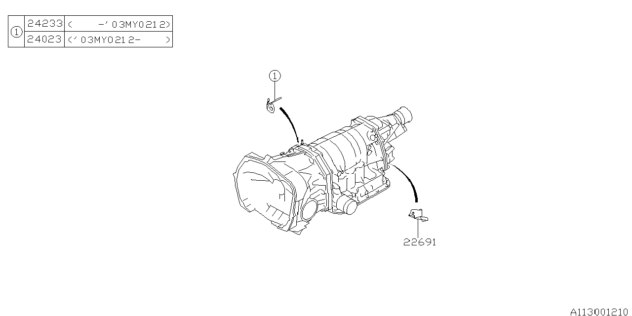 MT, TRANSMISSION CASE Diagram