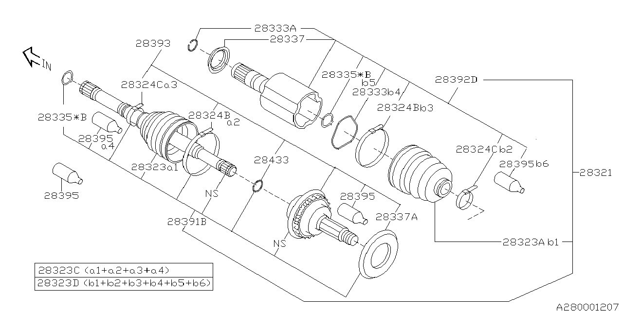 FRONT AXLE Diagram