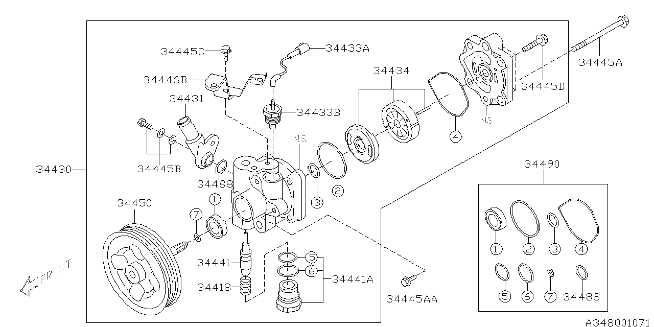 OIL PUMP Diagram