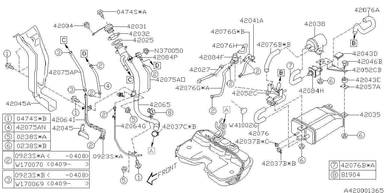 FUEL PIPING Diagram