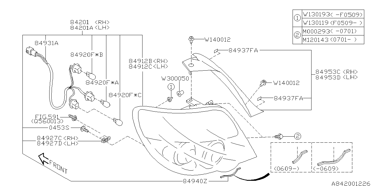 Diagram LAMP (REAR) for your 2005 Subaru Impreza   