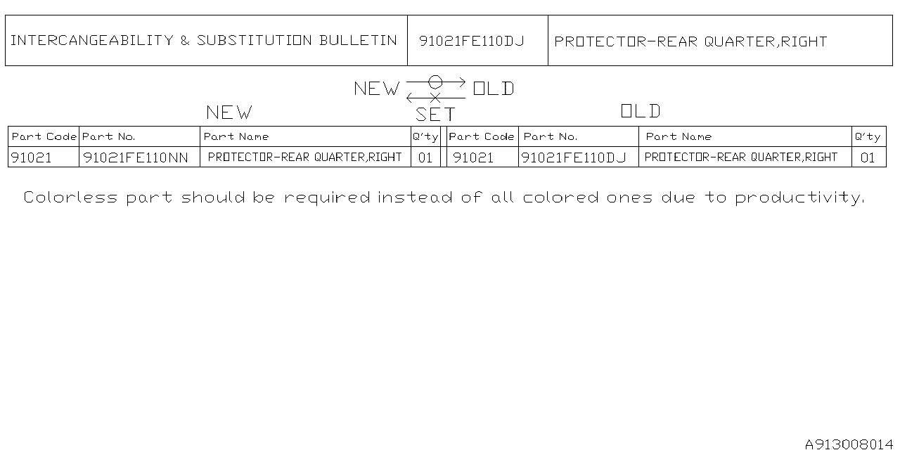 Diagram PROTECTOR for your 2014 Subaru Impreza   