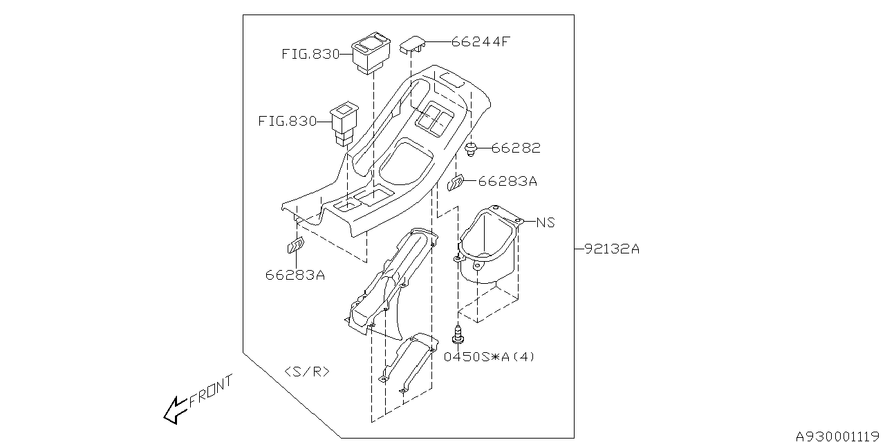 CONSOLE BOX Diagram