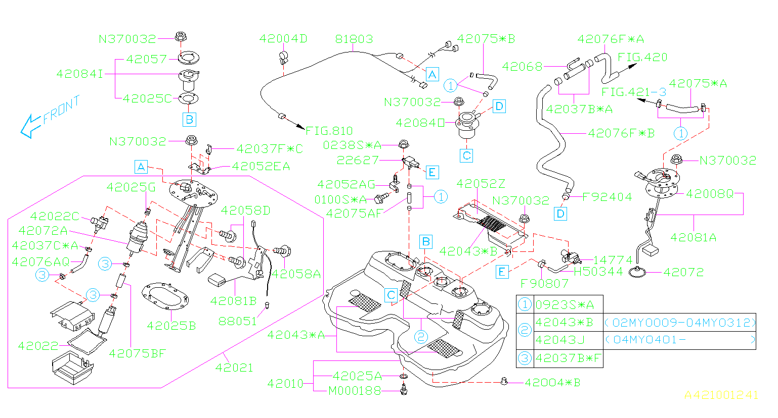 Subaru 42022 ae030