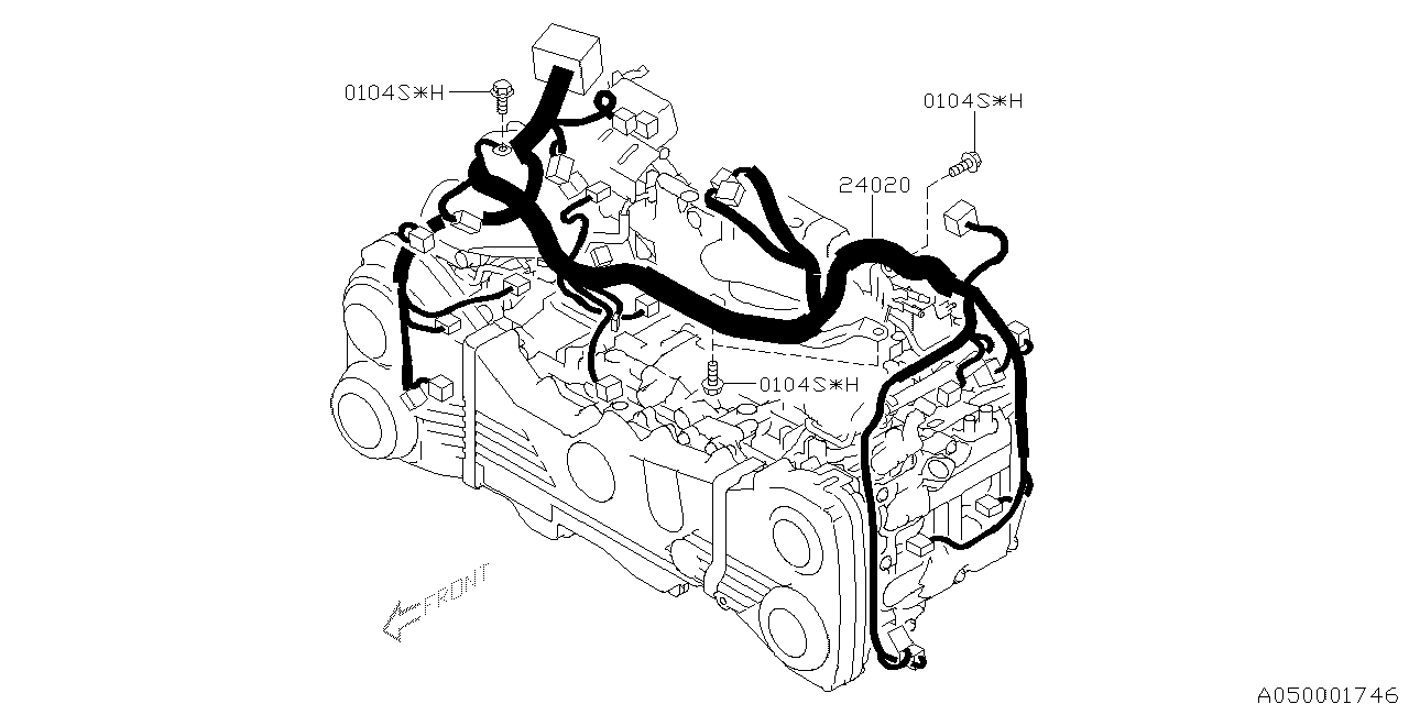 Diagram INTAKE MANIFOLD for your 2006 Subaru Tribeca   