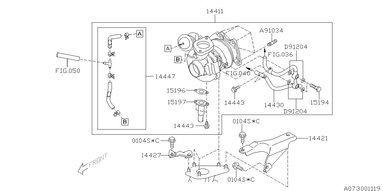 Diagram AIR DUCT for your 2018 Subaru BRZ  Premium 