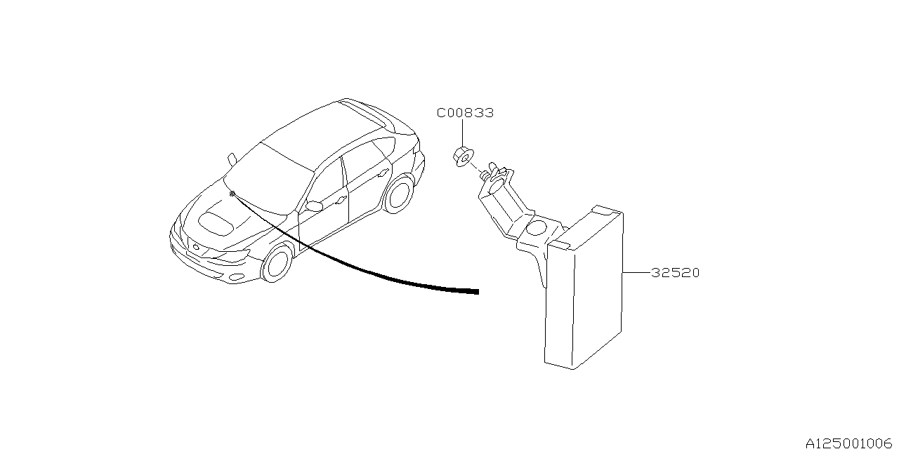 Diagram MT,DIFFERENTIAL CONTROL UNIT for your Subaru STI  