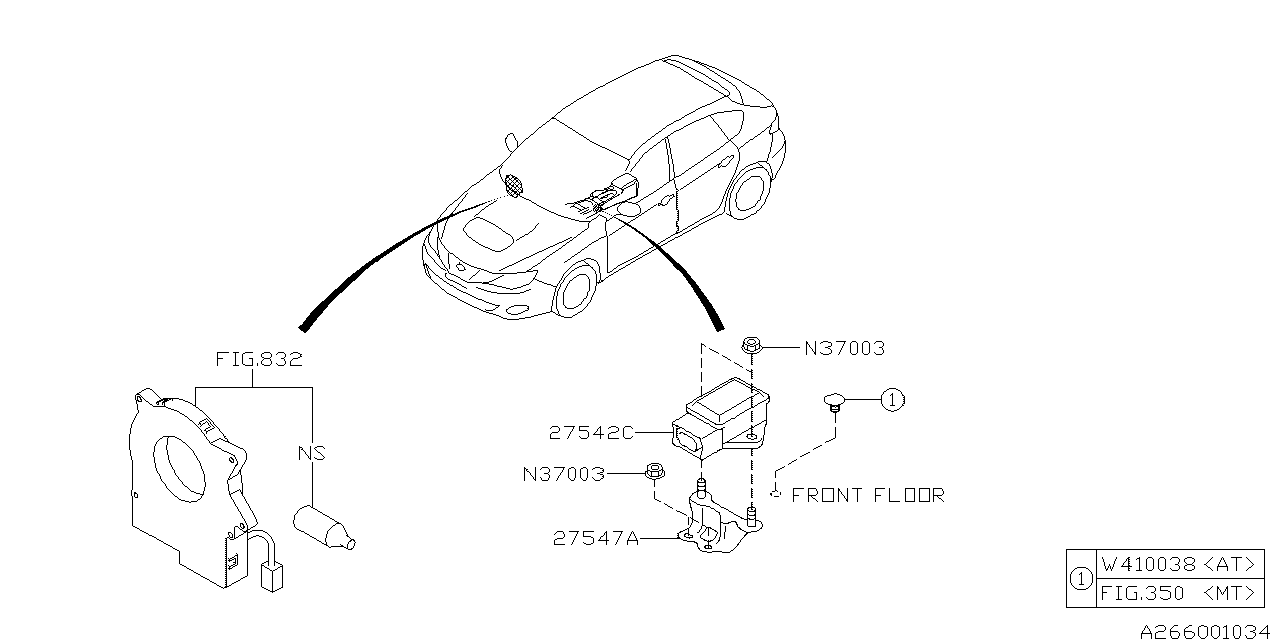 Diagram V.D.C.SYSTEM for your 2009 Subaru STI   