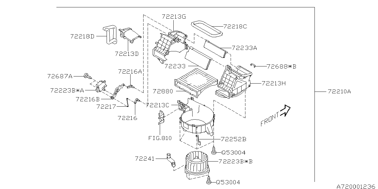 Diagram HEATER SYSTEM for your 2020 Subaru Impreza  Wagon 