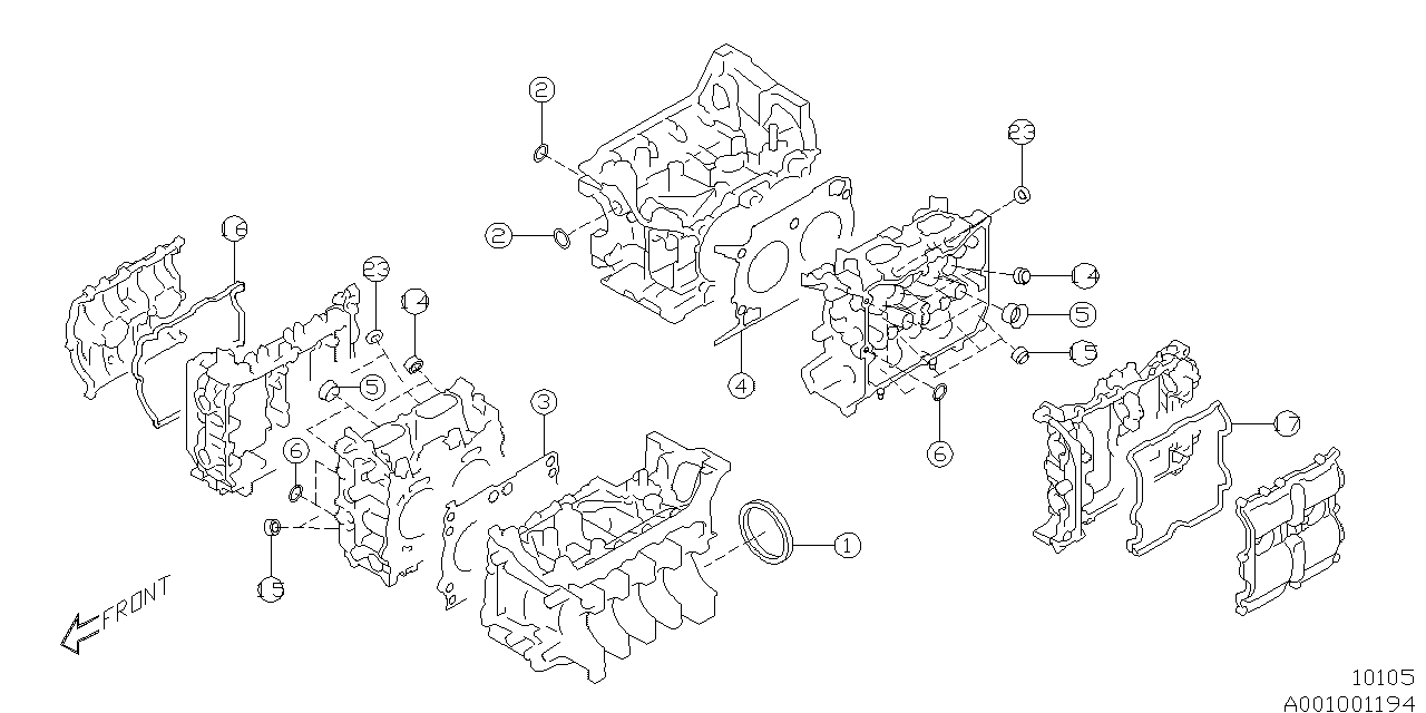 Full size assembly image of ENGINE ASSEMBLY (1/1)