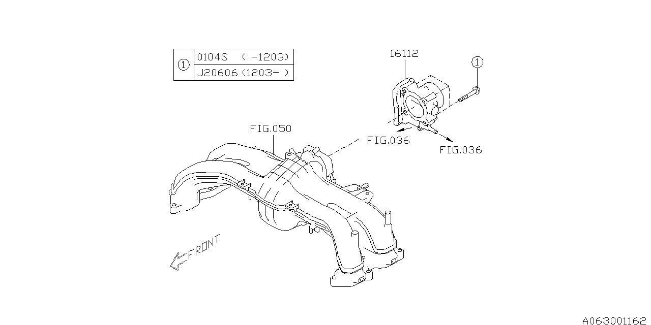 Diagram THROTTLE CHAMBER for your 2017 Subaru WRX  Base 