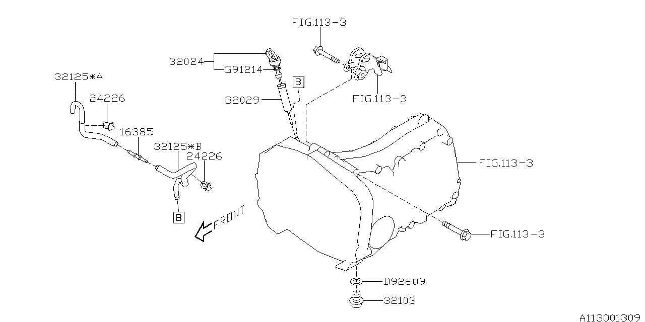 Diagram MT, TRANSMISSION CASE for your 2002 Subaru STI   