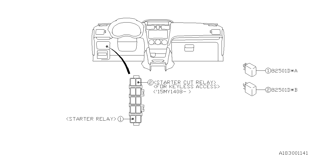 Diagram AT, CONTROL DEVICE for your Subaru