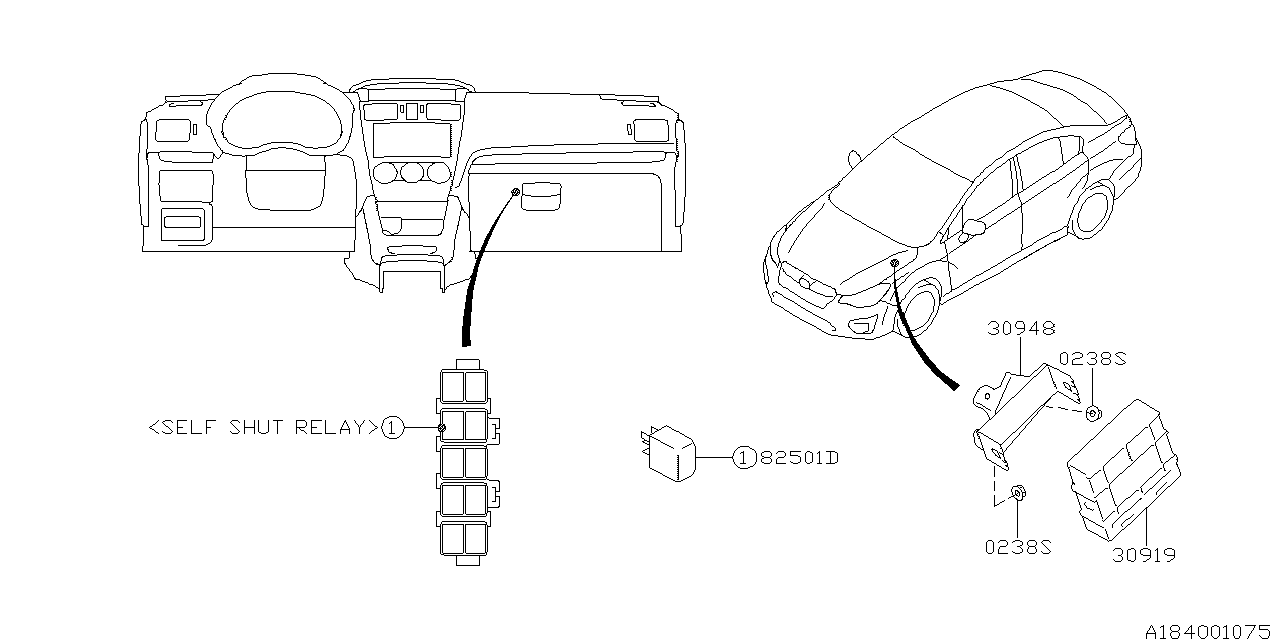 Diagram AT, CONTROL UNIT for your 2012 Subaru Impreza  Premium Sedan 