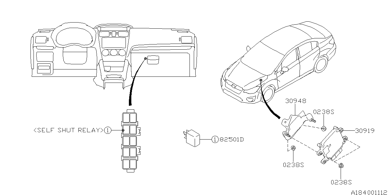 Diagram AT, CONTROL UNIT for your 2009 Subaru Impreza   