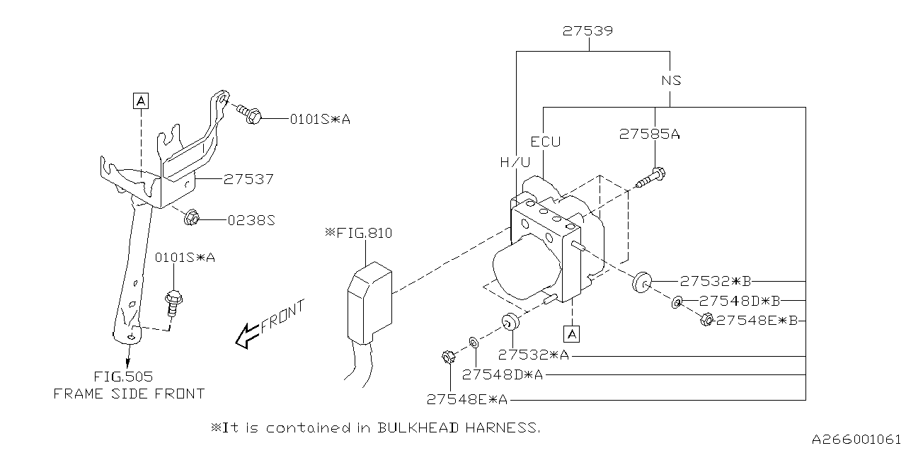 Diagram V.D.C.SYSTEM for your 2009 Subaru Forester 2.5L MT X 