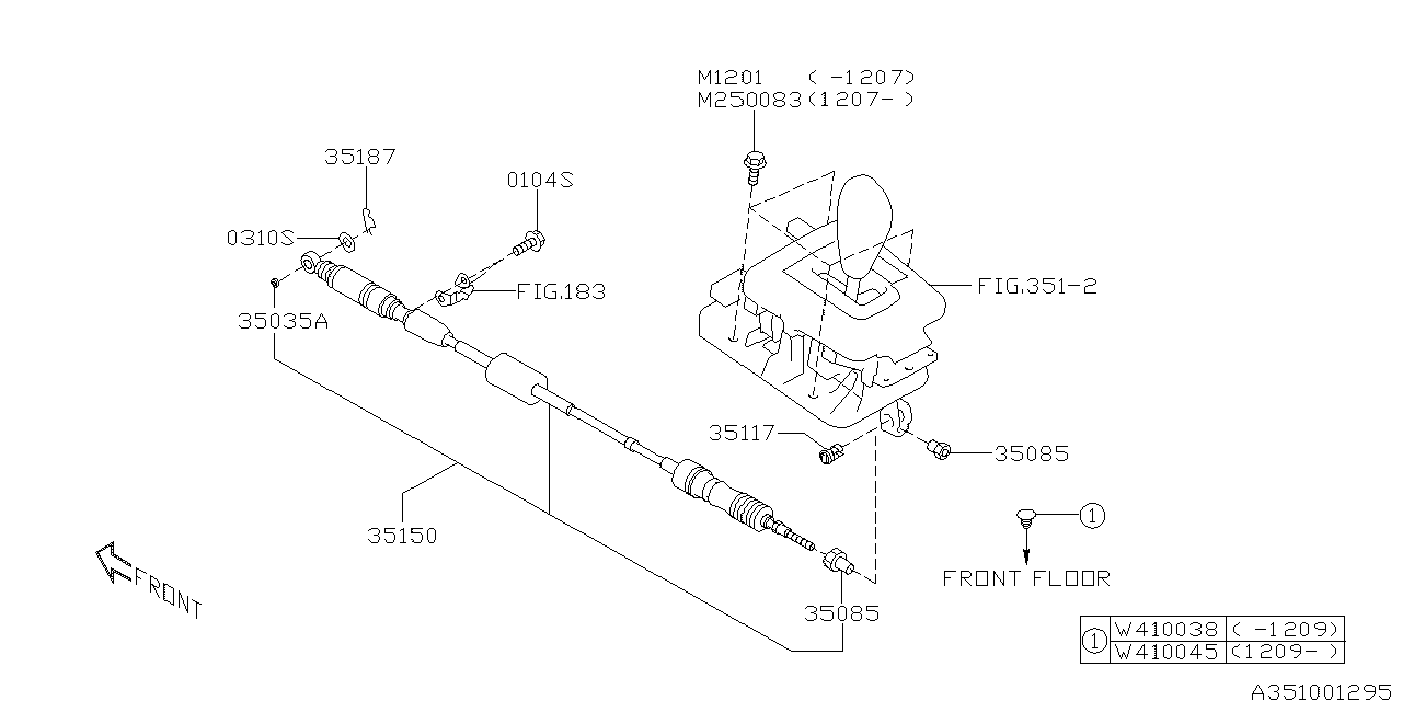 Diagram SELECTOR SYSTEM for your 2014 Subaru Impreza  Sedan 