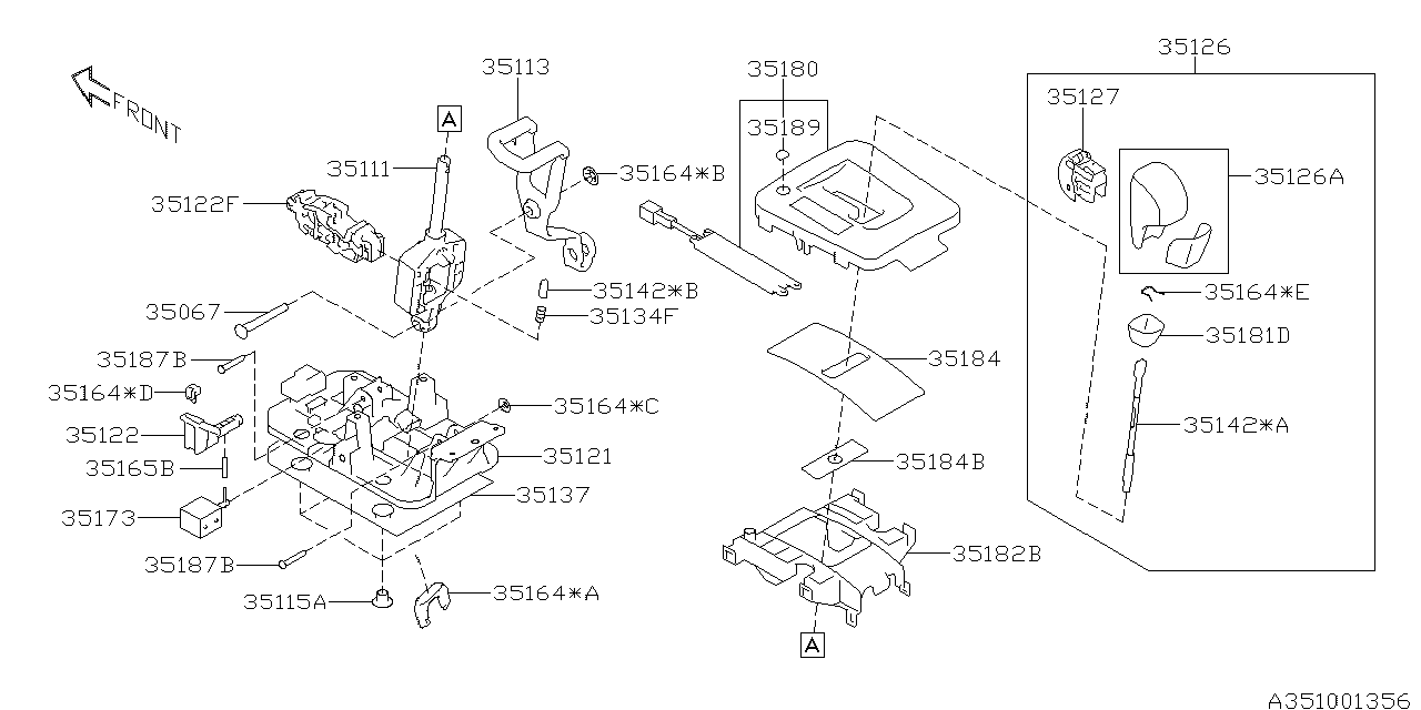 Diagram SELECTOR SYSTEM for your 2015 Subaru Crosstrek  Limited w/EyeSight 