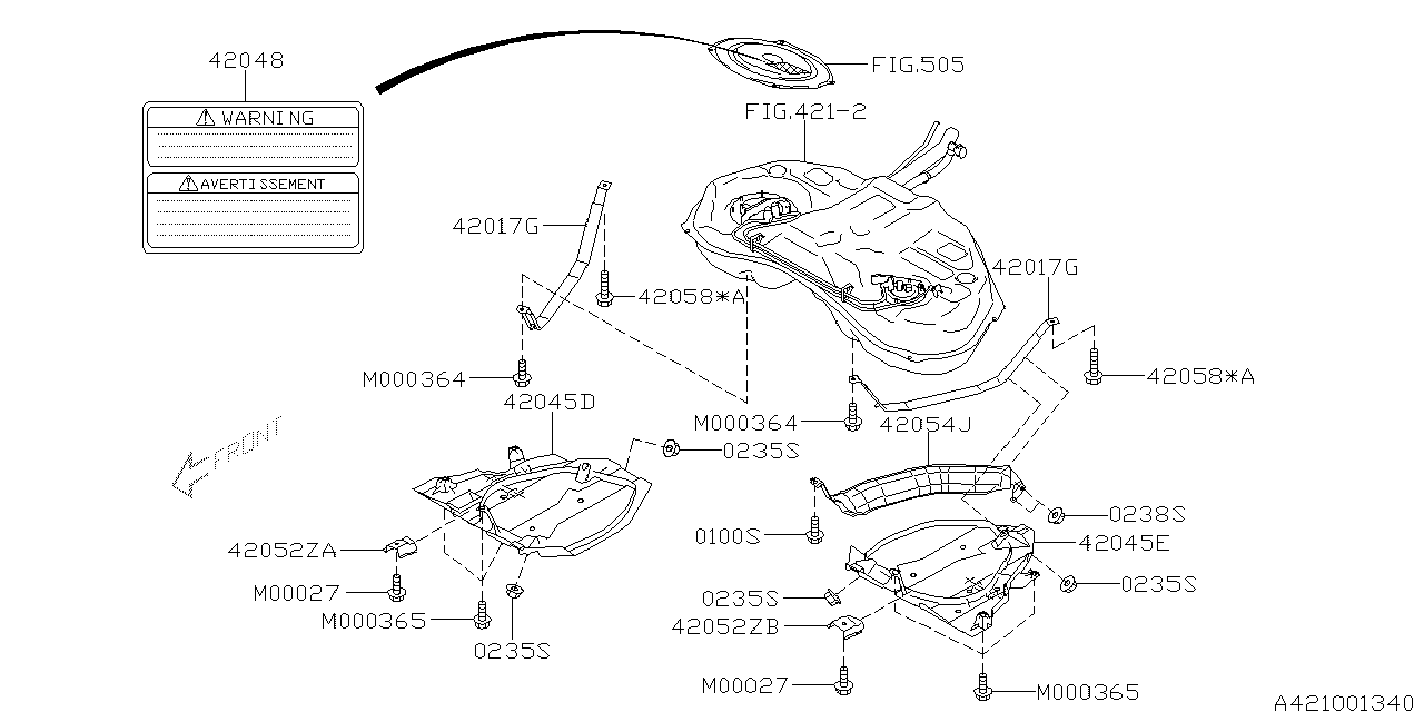 Diagram FUEL TANK for your 2020 Subaru BRZ  HIGH 