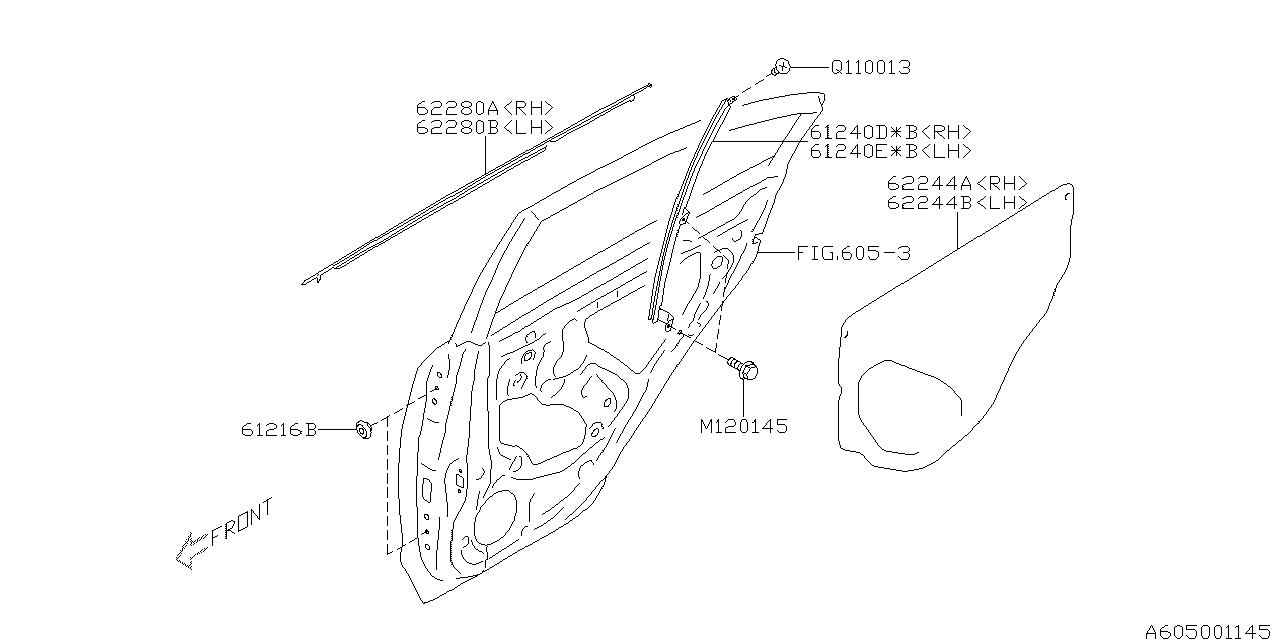 FRONT DOOR PANEL & REAR(SLIDE)DOOR PANEL Diagram