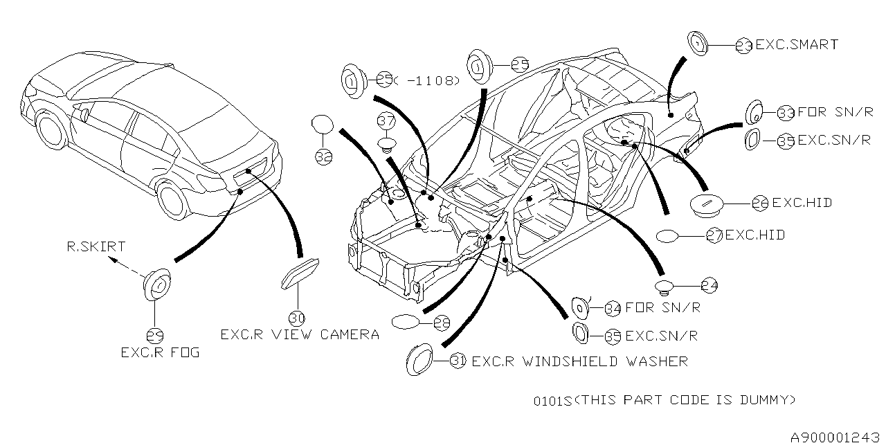 Diagram PLUG for your 2020 Subaru Impreza   