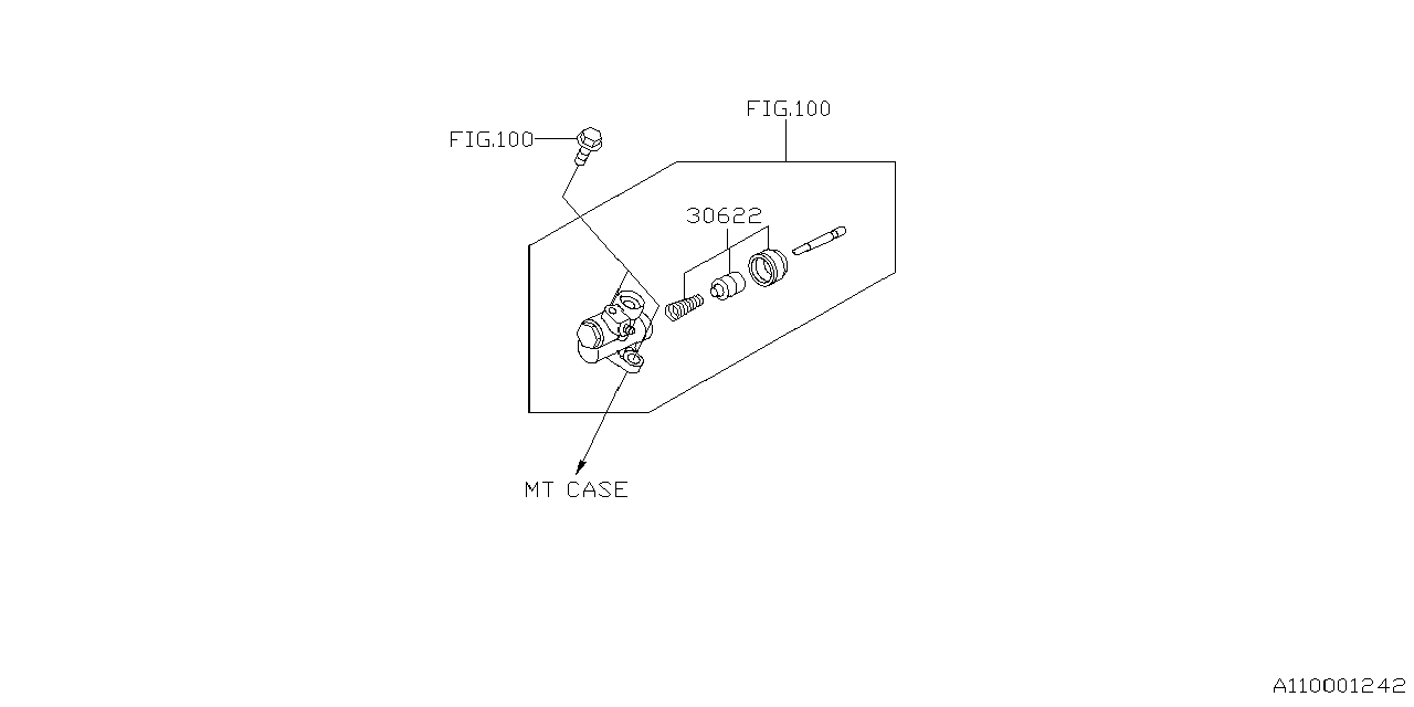 Diagram MT, TRANSMISSION ASSEMBLY for your Subaru Impreza  Sport Sedan