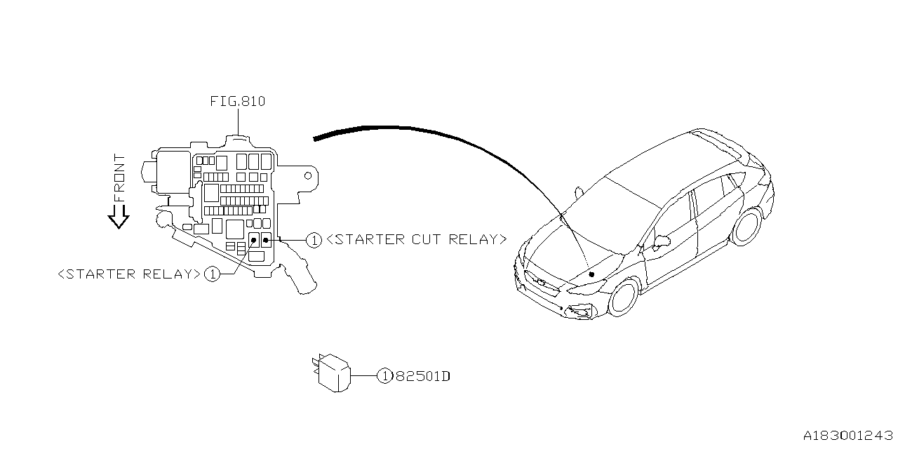 Diagram AT, CONTROL DEVICE for your 2023 Subaru Impreza  Premium Plus Wagon 