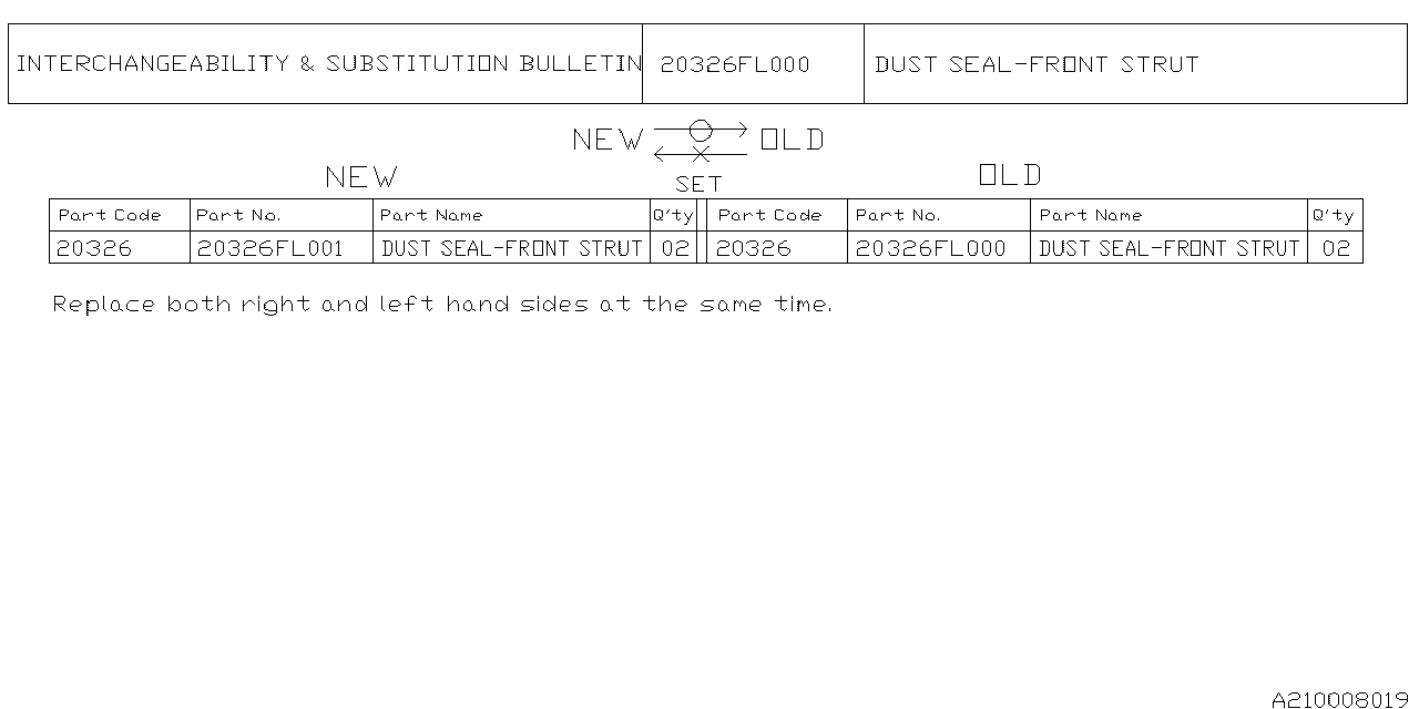 Diagram FRONT SHOCK ABSORBER for your 2003 Subaru STI   