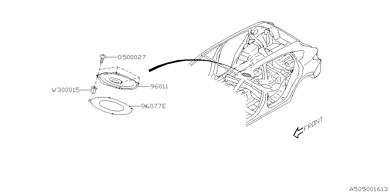 Diagram BODY PANEL for your Subaru Forester  