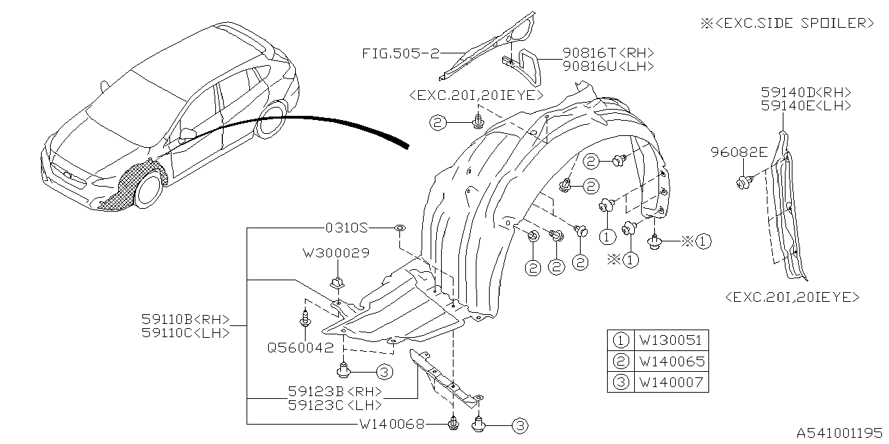 MUDGUARD Diagram